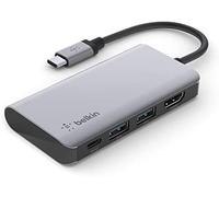 Belkin AVC006btSGY USB 3.2 Gen 1 (3.1 Gen 1) Type-C Plata