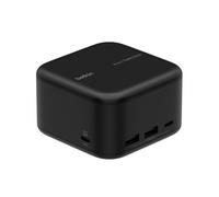 Belkin Base de Acoplamiento USB-C GAN 6 en 1 de 130 W Connect, estación multipuerto con 96 W (PD), USB-C, USB-A, Gigabit Ethernet y HDMI 4K para videoconsolas, MacBook Pro, portátiles PC y Chromebook