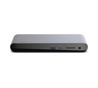 Belkin base dock Thunderbolt 3 Pro con cable Thunderbolt 3 de 0,8 m (conector dock para macOS y Windows, dos pantallas 4K a 60 Hz, 40 Gbps de transferencia y carga de salida de 85 W)
