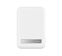 Belkin Batería 2 8000 mAh 15 W con soporte integrado, Blanco