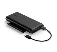 Belkin batería externa 10K con soporte Boost Charge para videojuegos (soporte integrado retractable para smartphone, puertos USB-C and USB, para iPhone 13, 13 Pro, 13 Pro Max, 13 mini y otros), negro