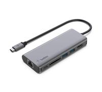 Belkin AVC008BTSGY base para portátil y replicador de puertos USB 3.2 Gen 1 (3.1 Gen 1) Type-C Negro, Gris
