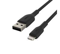 Belkin Boost Charge Cable Lightning (Cable Lightning a USB para iPhone, iPad y AirPods), Cable de Carga para iPhone con Certificación MFi (Negro, 0,15 m)