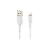Belkin Boost Charge Cable Lightning (Cable Lightning a USB para iPhone, iPad y AirPods), Cable de Carga para iPhone con Certificación MFi (Blanco, 0,15 m)