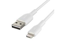 Belkin Boost Charge Cable Lightning (Cable Lightning a USB para iPhone, iPad y AirPods), Cable de Carga para iPhone con Certificación MFi (Blanco, 0,15 m)