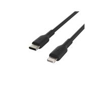 Belkin Boost Charge Cable USB-C a Lightning (Cable de Carga Rápida para iPhone 14 y Modelos Anteriores) Cable USB-C para iPhone con Certificación MFi (Negro, 1 m)