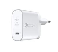 Belkin Boost Charge cargador doméstico de 27 W con Quick Charge 4+ y cable USB-C a USB-C de 1,2 m (cargador Quick Charge 4+, adecuado para Samsung Galaxy Note 10/10+), plateado