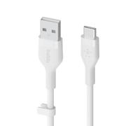 Belkin - BOOST?CHARGE Flex cable USB 2 m USB 2.0 USB C Blanco