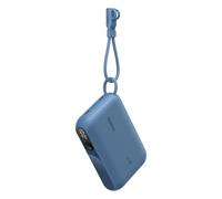 Belkin BoostCharge Batería Externa 10000 mAh con Pantalla Digital - Azul | Power Bank de 10000 mAh, 2 Puertos USB-C, 20 W, Autorizada como Equipaje de Mano, Precargada y Cable USB-C Extraíble