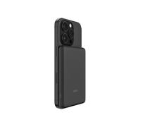 Belkin BoostCharge Batería Externa Carga Rápida de 5000mAh, 7.5W, Qi2 Power Bank Delgada, Puerto USB-C y Cable USB C, Cargador Portátil con Anillo Magnético para iPhone, Galaxy, Pixel y Mas, Negro