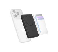 Belkin BoostCharge Batería Externa Carga Rápida 5000mAh, Power Bank Magnético Delgado 15W con Certificación Qi2, Anillo Magnético, 1 Puerto USB-C y Cable USB C, Para iPhone, Galaxy, Pixel, iPad, Negro