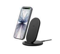 Belkin BoostCharge Cargador Inalámbrico 9W, Estacion de Carga Qi, Compatible con Fundas de Móvil, Cargador Inalámbrico para iPhone, Samsung, Pixel y Otros, Cable Incluido, Negro