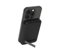 Belkin BoostCharge Pro batería Externa inalámbrica de 8000 mAh con Qi2, Cargador portátil Compatible con MagSafe + Soporte Caballete, iPhone 16, 16 Plus, 16 Pro, 16 Pro MAX, iPhone 15 y Otros, Negro