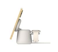 Belkin - BoostCharge Pro Auriculares, Smartphone, Reloj inteligente Beige Corriente alterna Cargador inalámbrico Carga rápida In