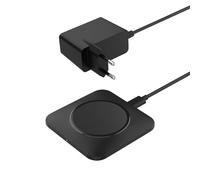 Belkin BoostCharge Pro Base de Carga inalámbrica Universal con alineación fácil, Cargador inalámbrico de 15 W para Apple iPhone, Samsung Galaxy, Apple AirPods Pro y Otros con MagSafe, Negro