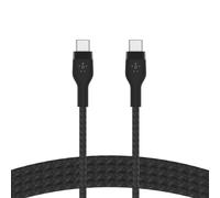 Cable usb tipo c belkin 2m - macho - macho - negro - trenzado