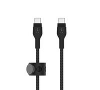 Belkin Boost Charge Pro Flex Cable silicona y trenzado USB-C a USB-C 1m negro