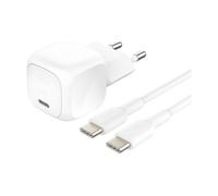 Belkin Cargador de Pared BoostCharge USB-C 20W Power Delivery con cable Tipo C 1M Blanco