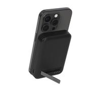 Belkin BoostCharge Pro batería Externa inalámbrica de 8000 mAh con Qi2, Cargador portátil Compatible con MagSafe + Soporte Caballete, iPhone 16, 16 Plus, 16 Pro, 16 Pro MAX, iPhone 15 y Otros, Negro