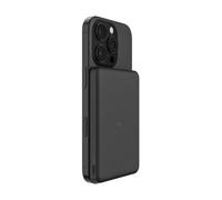 Belkin BoostCharge Batería Externa Carga Rápida 5000mAh, Power Bank Magnética y Delgada, Puerto USB Tipo C y Cable USB C, Cargador Portátil para iPhone, Galaxy, Pixelnap, iPad, Tableta, Negro