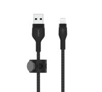 Belkin Cable USB-A a Lightning BoostCharge Pro Flex CAA010BT1MBK - 1 m, trenzado, MFi, negro