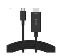 Belkin Cable 3A USB-C a HDMI 2.1 (HDR / 4K / 8K) de 2 m, Negro