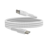 Cable Trenzado Belkin Boost Charge Usb-c A Usb-c 1m Color Blanco - Cab004bt1mwh
