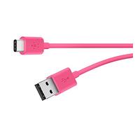 Belkin Cable de Carga USB 2.0 USB-A a USB Type C (USB-C) de 1,8 m con certificación USB-IF, Rosa