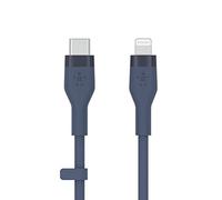 CABLE BELKIN CAA009BT1MBL USB-C A LIGHTNING SILICONA CLIP 1M AZUL CAA009BT1MBL