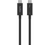 Belkin cable Thunderbolt 4 activo, conexión USB-C con Power Delivery de 100W, cumple con las especificaciones de USB4 y es compatible con Thunderbolt 3, MacBook Pro, iPhone 15 Pro y otros, 2m