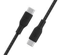 Belkin Cable tipo C 100W trenzado de nailon 2 metros, Negro