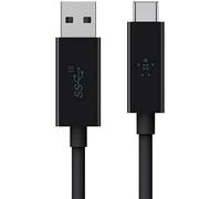 Belkin - Cable USB 3.1 de USB-C a USB-A Compatible con Samsung S9 / S9+, 1 m, Co