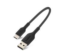Belkin Cable USB a USB-C 15 cm Carga y Sincronización Rápida Compacta,