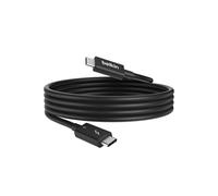 Belkin cable USB-C Thunderbolt 5 con Power Delivery (240 W), función Bandwidth Boost de hasta 120 Gbps, vídeo en 4K UHD, 1 m de largo, cable USB-C de carga rápida con certificación de Intel, negro