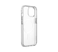 Belkin carcasa SheerForce para móvil compatible con MagSafe y tratada con revestimiento adicional, funda para iPhone 15 con imanes integrados, borde elevado para proteger la pantalla y la cámara