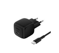 Belkin Cargador de Carga Rápida Compacto de 45W, Cable USB-C a USB-C de 1M Incluido, Power Delivery para Apple iPhone 17, iPhone 16, 15, Samsung Galaxy S25, Pixel 10, iPad, AirPods y Otros - Negro