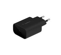 Belkin Cargador de pared BoostCharge de 25 W con PPS, USB-C Power Delivery, Carga rápida para iPhone 17, iPhone Air, iPhone 16, Samsung, Galaxy Tab,y iPad entre otros - Negro