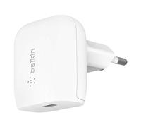 Belkin Cargador de Pared USB-C de 20 W (Cargador Rápido para iPhone 14/14 Plus, 14 Pro, 14 Pro Max, 13, 13 Pro/Pro Max, 13 Mini, 12, 11 XS, Max, XR, X, SE, 8, iPad Air 2020 8.ª generación