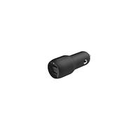 Belkin Cargador para Coche Doble USB de 24 W Boost Charge (para iPhone 14/14 Plus, 14 Pro, 14 Pro Max, 13, 12 y Modelos Anteriores, Cargador para Coche para Teléfonos Android)