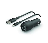 Belkin Cargador Ultra Rápido 24w 2.4 Amp+cable Lightning One Size Black