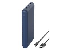 Belkin Cargador Portátil de 20 000 mAH, Batería Externa 20K con Puerto USB-C de Salida/Entrada, Galaxy y Otros - Azul
