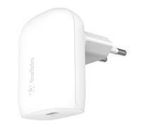 Belkin Cargador USB-C de 30W con PPS, Carga Rápida PD 3.0, Cargador USB C con certificación USB-IF para iPhone 17, iPhone Air, iPhone 16, Samsung Galaxy, Z Fold, Pixel, iPad, Note, AirPods