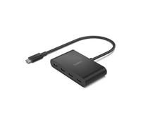 Belkin concentrador USB-C™ a 4 Puertos, Adaptador multipuerto con 4 Puertos3.2 Gen2 y PD de 100 W, transferencias máximas de 10 Gbps, para MacBook, iPad, Chromebook, PC y Otros