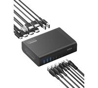 Belkin Connect - Estación de Acoplamiento 16 en 1 de 100 W, Base USB C de Triple Pantalla con Soporte 4K a 60 Hz, tecnología DisplayLink, Base USB C con Transferencia de Datos de 10 Gbps, Puerto