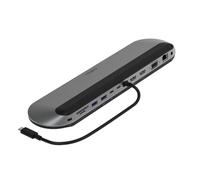 Belkin Connect - Estación de acoplamiento USB-C 11-en-1 Dock Pro (compatible con 3 monitores, Silicon Motion, Macbook, Windows, Chromebook, PD de 100 W, transferencia de 10 Gb/s, Ethernet de 2,5 Gb/s,