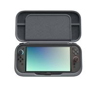 Belkin Gaming Funda para Nintendo Switch 2 con Batería Externa extraíble de 10000mAh, Pantalla LCD, Carga rápida 20 W para Nintendo Switch 2, Compartimentos para AirTag y Juegos físicos - Gris Carbón