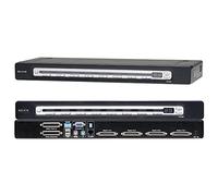 Belkin F1DA116Zea - Switch KVM Pro3 de 4 puertos (interfaz OSD, PS/2 y USB)