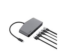 Belkin F4U098BT hub de Interfaz USB 2.0 Type-C Negro, Plata