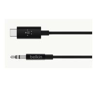 Belkin - F7U079BT06-BLK cable de audio 1,8 m 3,5mm USB Tipo C Negro