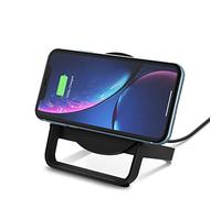 Belkin F7U083VFBLK - Boost Up Soporte de carga inalámbrica de 10 W (cargador para iPhone 11, 11 Pro/Pro Max, XS, XS Max, XR, SE, Samsung Galaxy S20, S20+, S20 Ultra, S10, S10+ y S10e, con enchufe británico, negro)